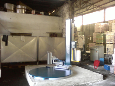 Rotoplat 507 PFS LP AS Eurocom Grimaldi.jpg Avvolgipallet con telecomando azienda conserviera Angri (SA)